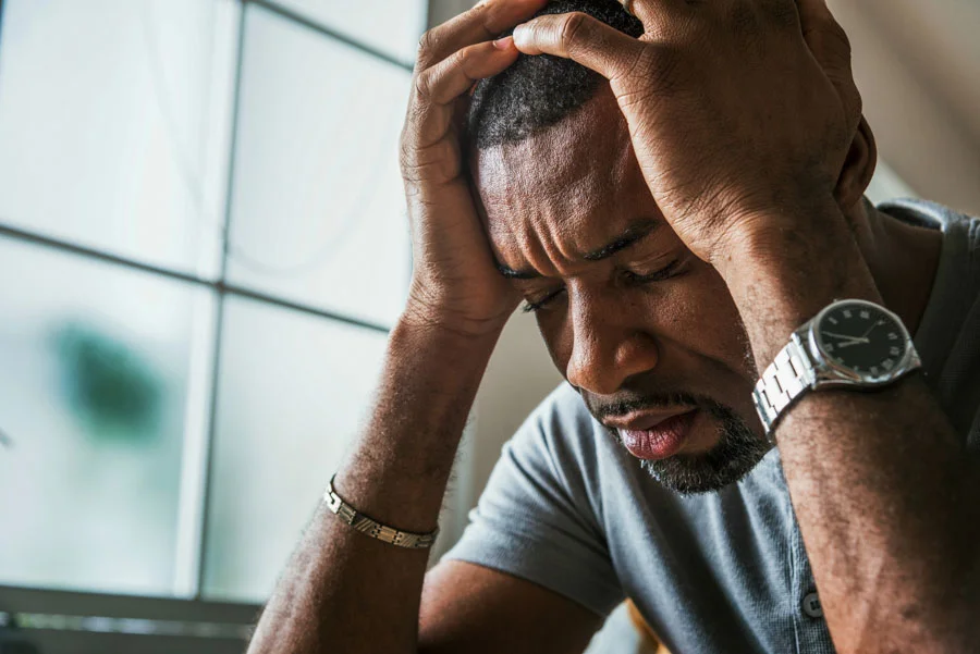 Common signs of depression, including fatigue and emotional distress