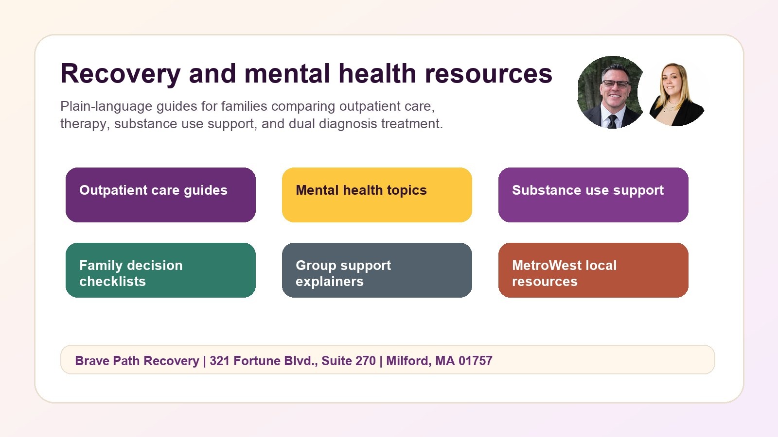 Brave Path Recovery blog resource library for mental health and addiction treatment topics